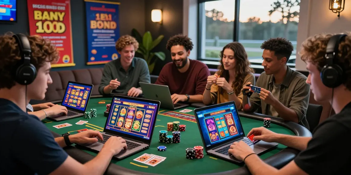 Players enjoying engaging games at uk credit card casinos with vibrant visuals and exciting ambiance.