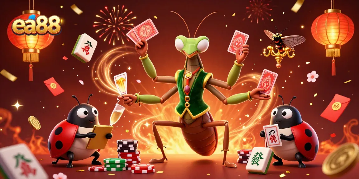 Experience exhilarating gameplay at ea88 with the lively casino atmosphere captured in this illustration.