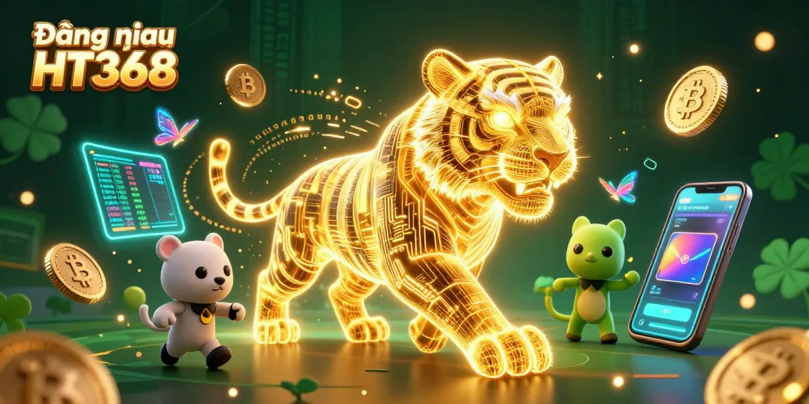 Access your gaming adventures today with Đăng nhập HT368, featuring vibrant 3D casino visuals and dynamic cryptocurrency elements.