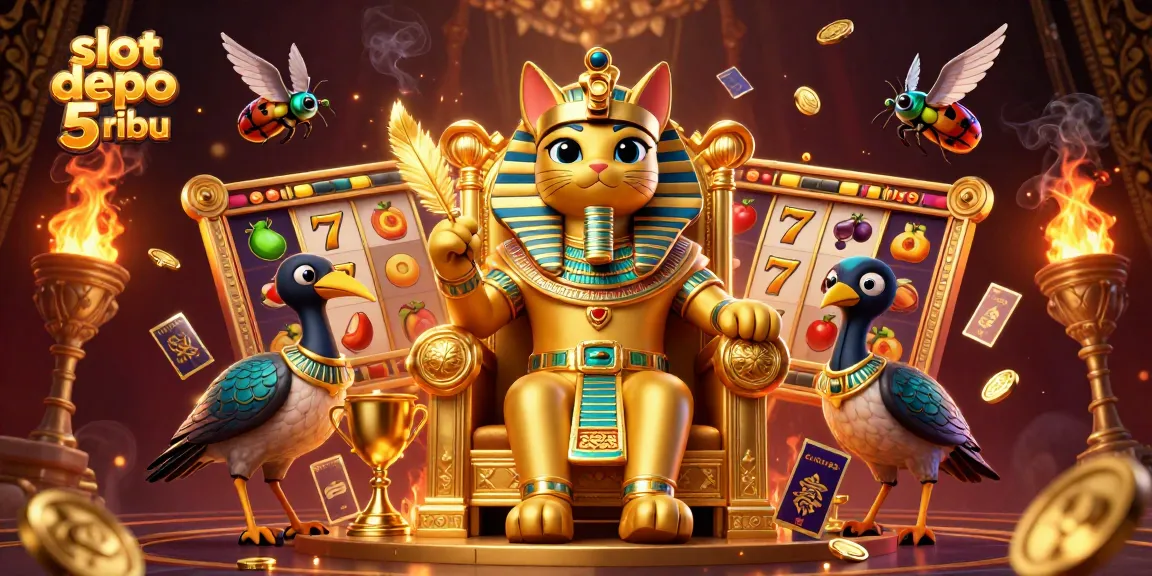 Experience exciting wins at slot depo 5 ribu with vibrant 3D characters and engaging game elements.