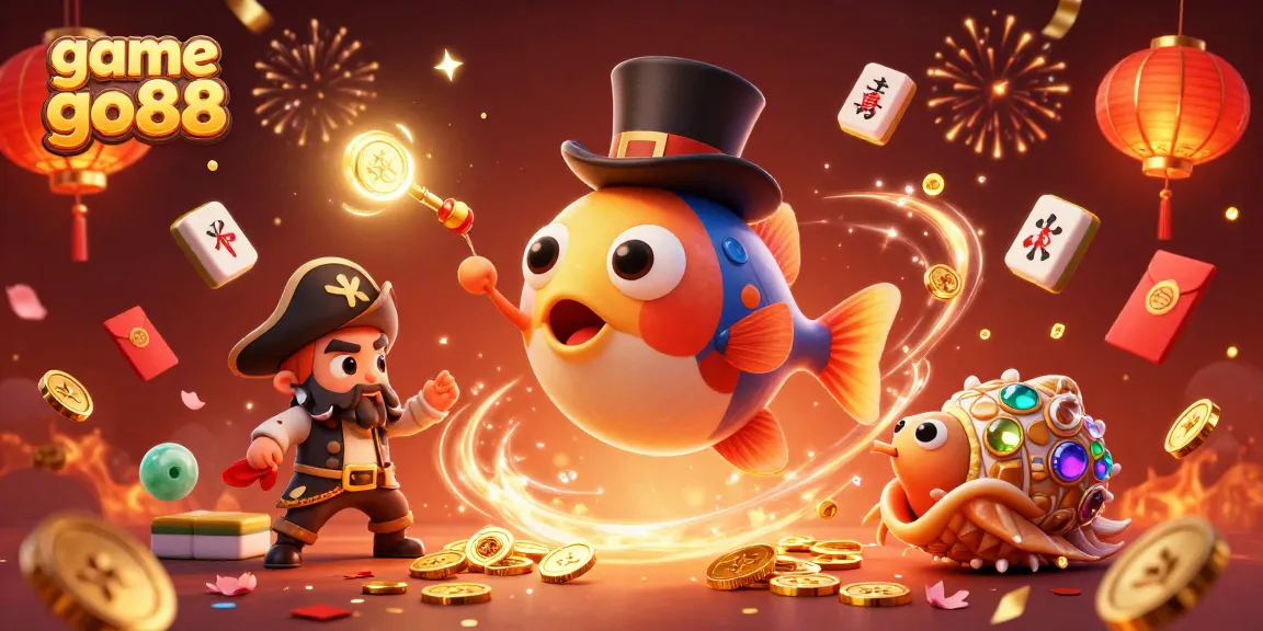 Experience the excitement of game go88 with vibrant characters and casino elements in a dynamic scene.