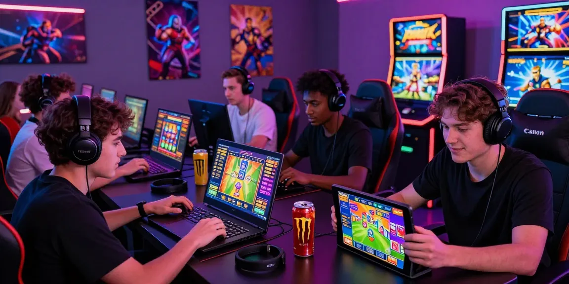 Engaged players at B52 CLUB gaming platform exploring various games online, showcasing the lively gaming environment and modern interfaces.