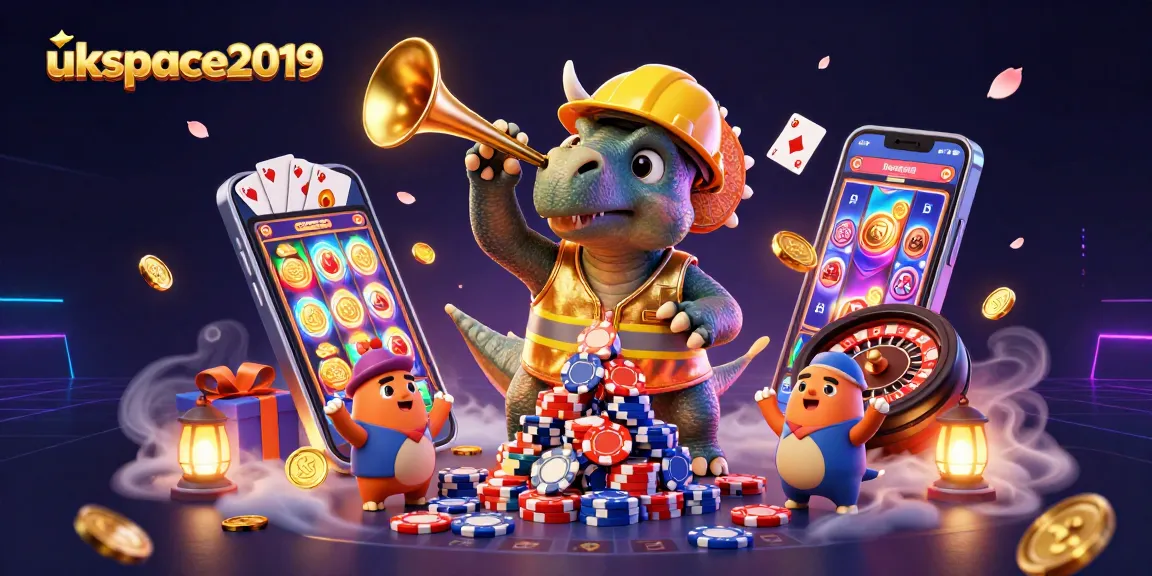 Play exciting slot games at ukspace2019 with colorful displays and vibrant action.