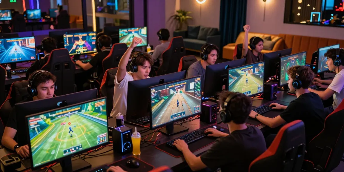 Exciting online gaming scene at https://go99vn.city/ with players immersed in casino and sports games.