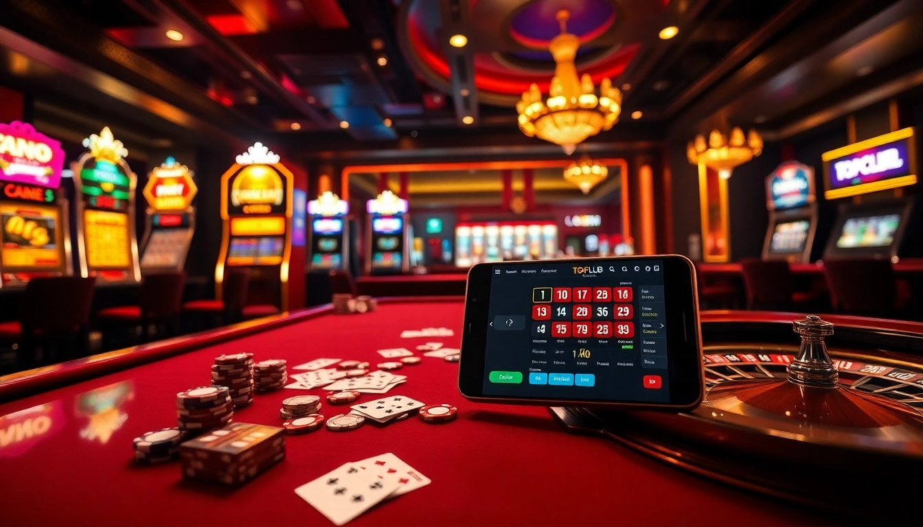 Experience high-stakes gaming at TOPCLUB with vibrant slots and exciting poker action.