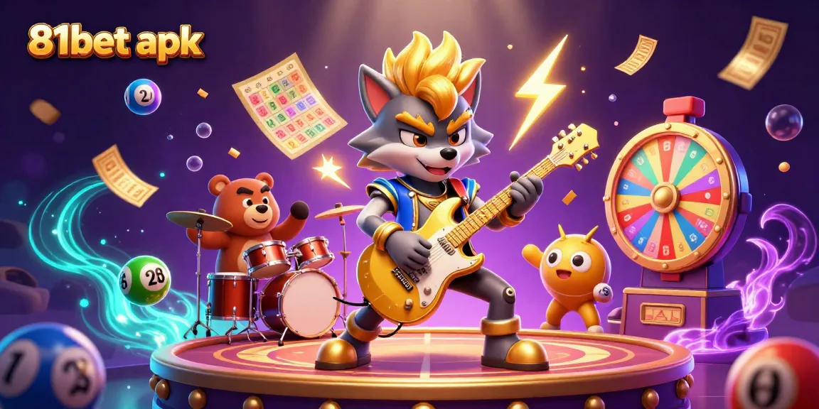 Experience thrilling gaming with the vibrant 81bet apk featuring energetic casino characters.