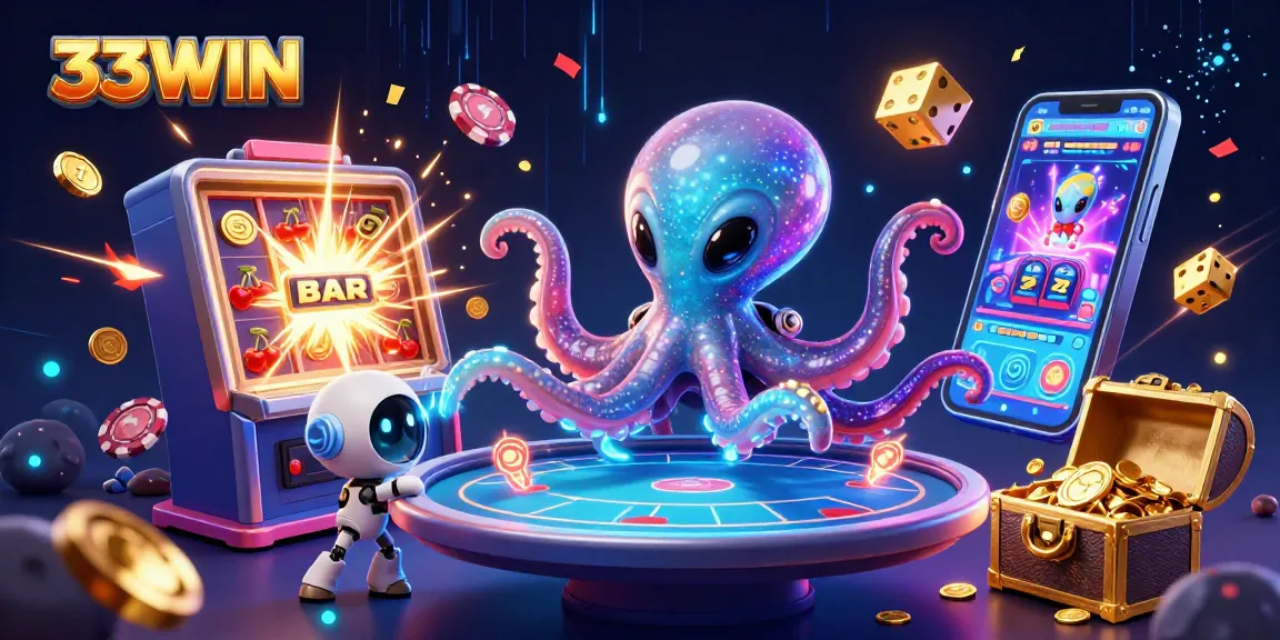 Engage in thrilling adventures at 33WIN with vibrant gaming elements and unique characters.
