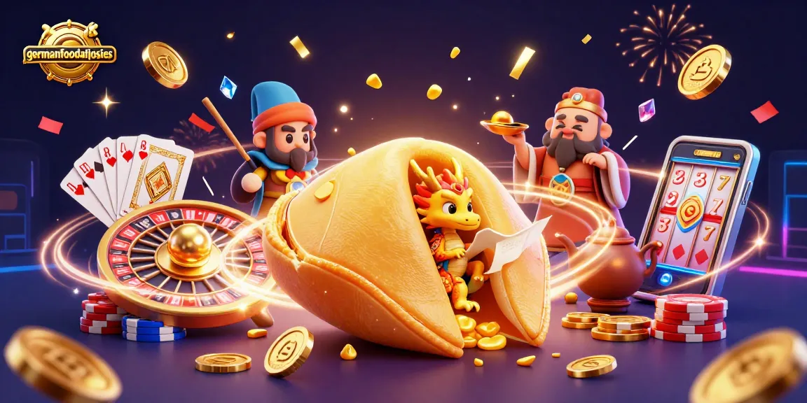 Experience the thrill of gambling with germanfoodatjosies' vibrant casino-themed 3D illustration.