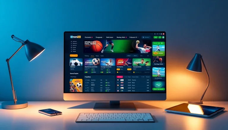 MM88 online betting platform showcasing vibrant sports options, promotional offers, and user-friendly interface.