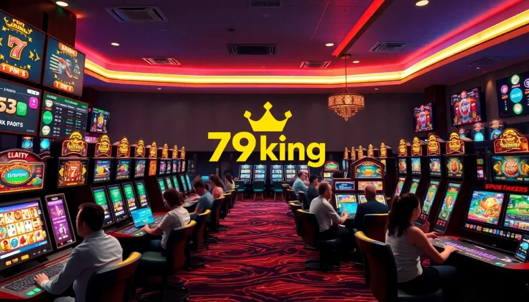 Exciting gaming experience at 79king casino with vibrant atmosphere and diverse betting options
