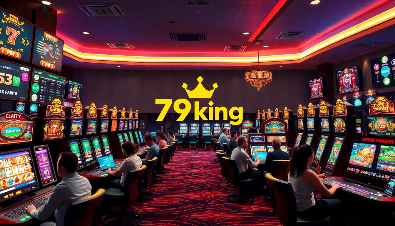 Exciting gaming experience at 79king casino with vibrant atmosphere and diverse betting options
