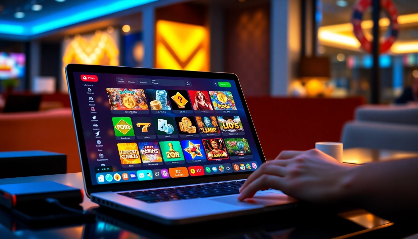 Exciting 79king online gambling platform on a sleek laptop