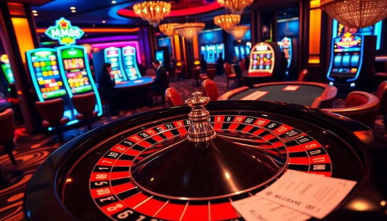 Experience the excitement of mm88 with vibrant casino tables and engaging gameplay.