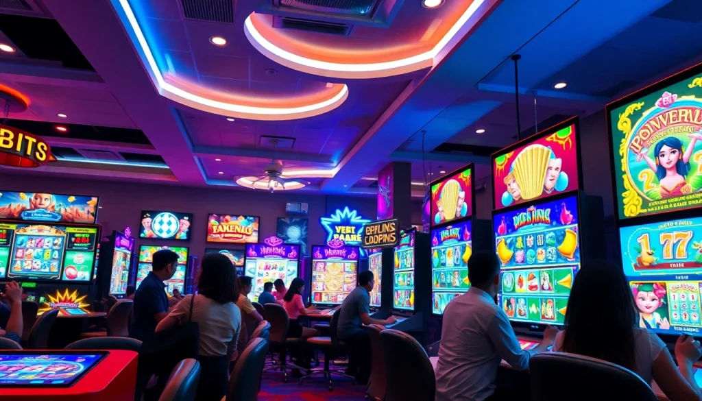 Exciting online gaming experience at Situs kode4d with vibrant slot games and engaging players.