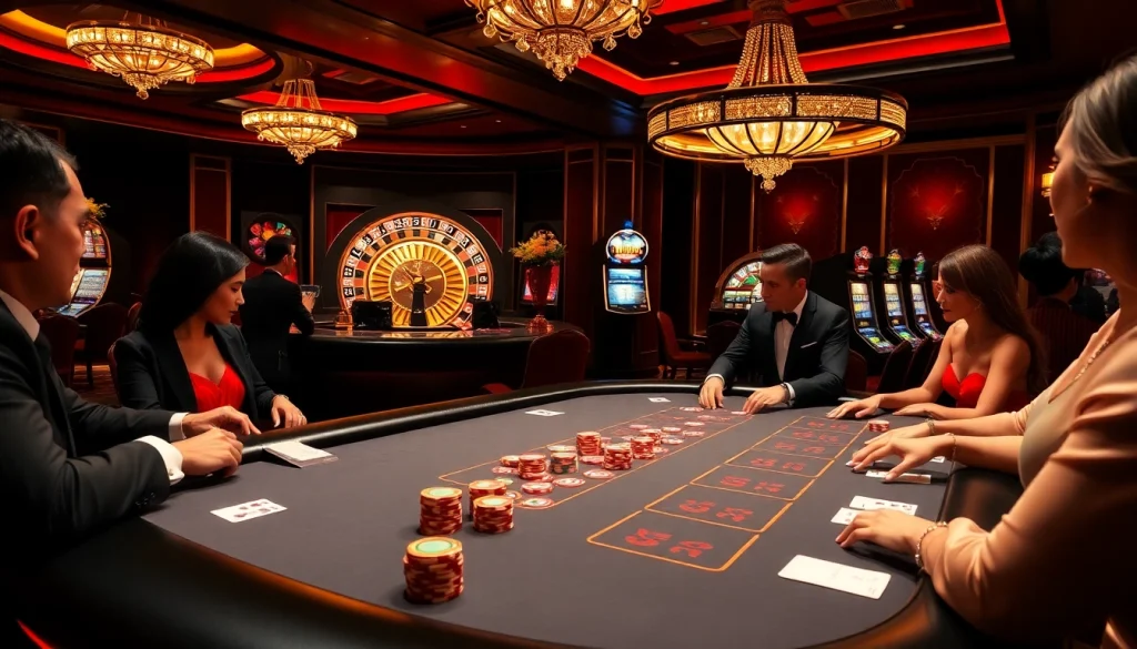 Engage in exhilarating JW8 casino action with poker chips and a lively roulette wheel.