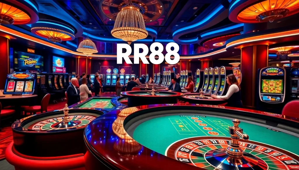 Experience thrilling online gambling at RR88 with engaging gaming interfaces and vibrant casino culture.
