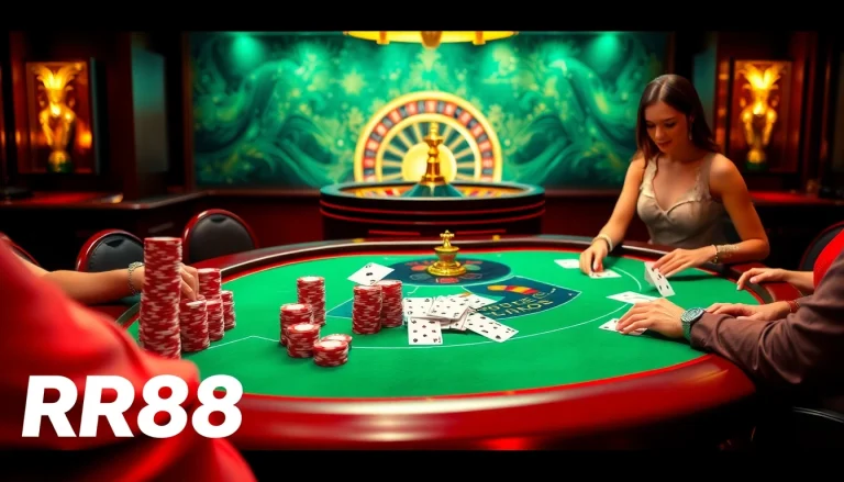 Experience high-stakes action at RR88 with our exciting casino tables and vibrant games.