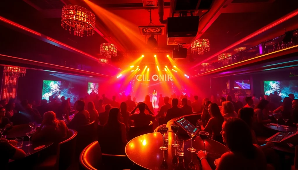 Night club sxm scene at Club Noir, showcasing vibrant crowds, performers, and signature cocktails in St. Martin.