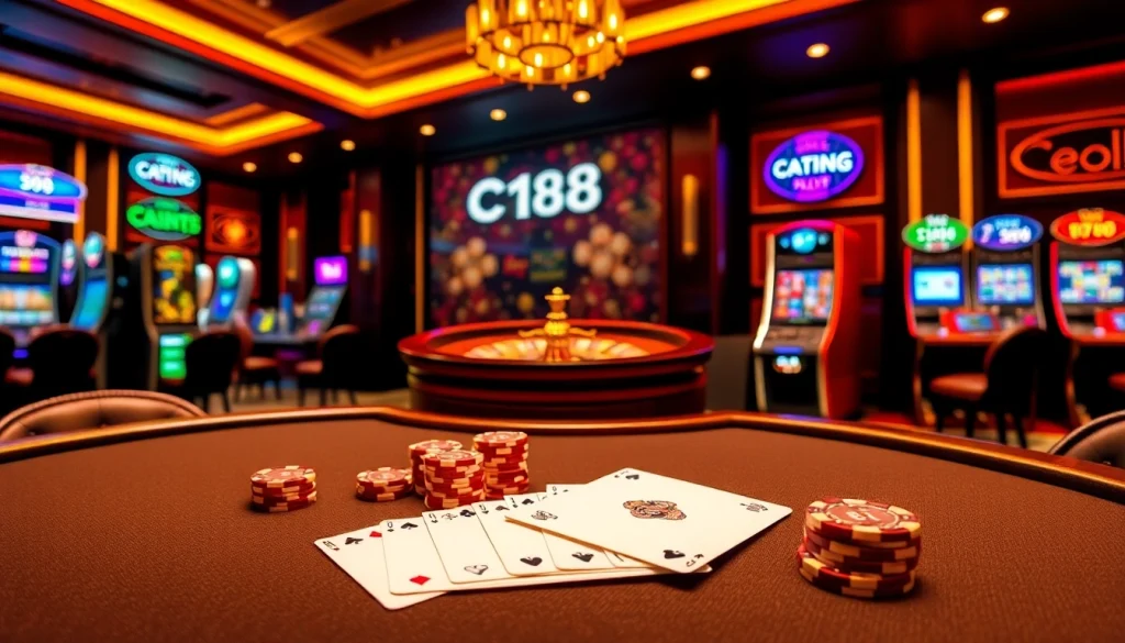 Experience the thrilling C168 online casino with vibrant poker tables and sophisticated slot machines.