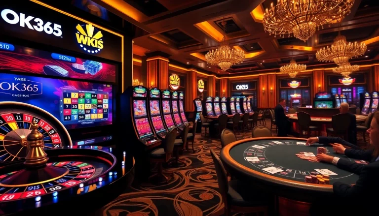 Experience online gaming excitement with OK365 as players enjoy diverse betting options.