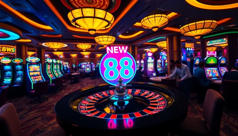 Enjoying a lively gaming session at new 88 casino with roulette and poker.