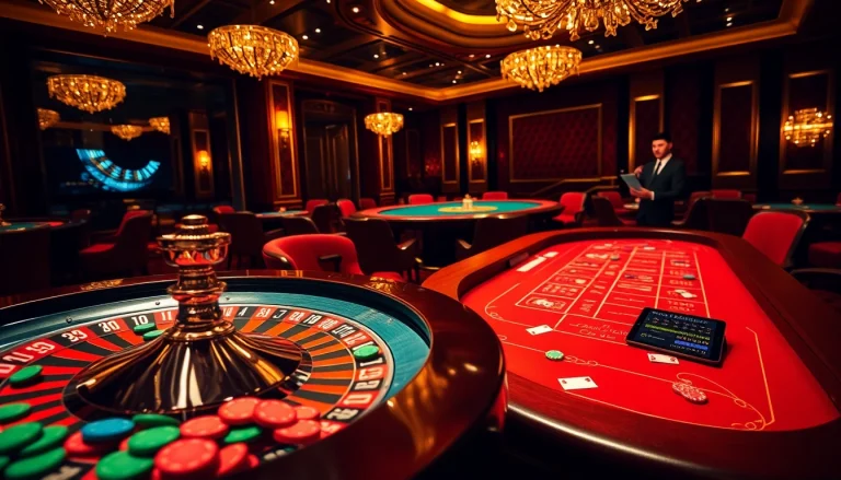 Experience the thrill of casino gaming at https://cm88.info/ with vibrant roulette and baccarat tables.
