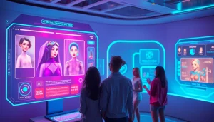 Explore engaging interactions with free sex AI in a vibrant digital environment.