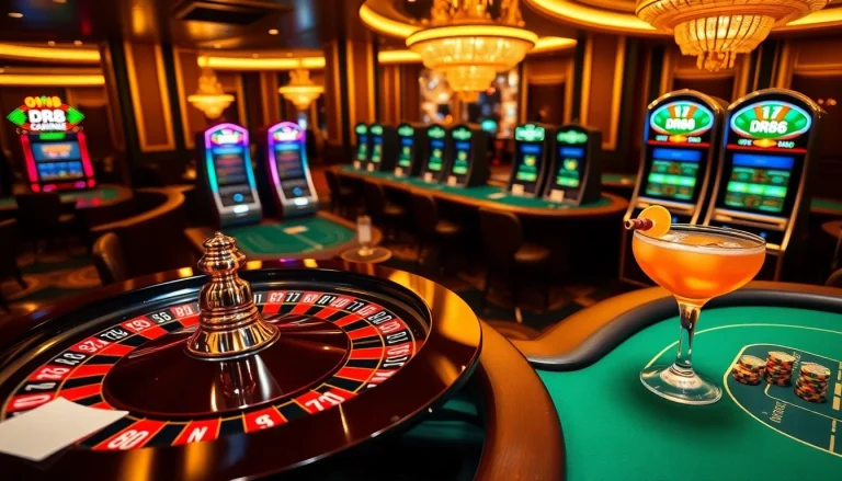Experience the thrill of DR88's casino with vibrant tables and exciting betting action.