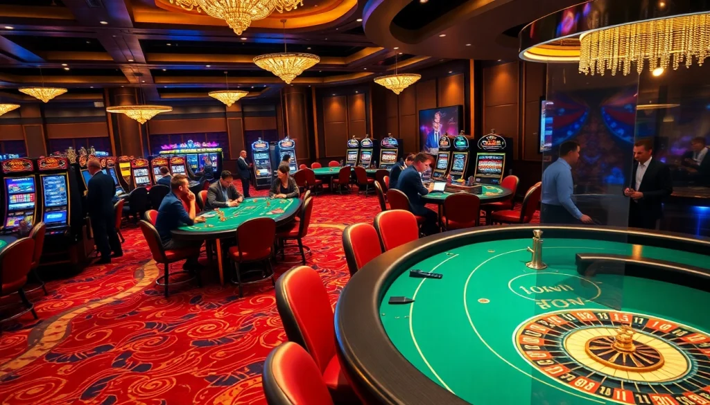 Experience the thrilling okwin gaming adventure with vibrant tables and captivating casino action.