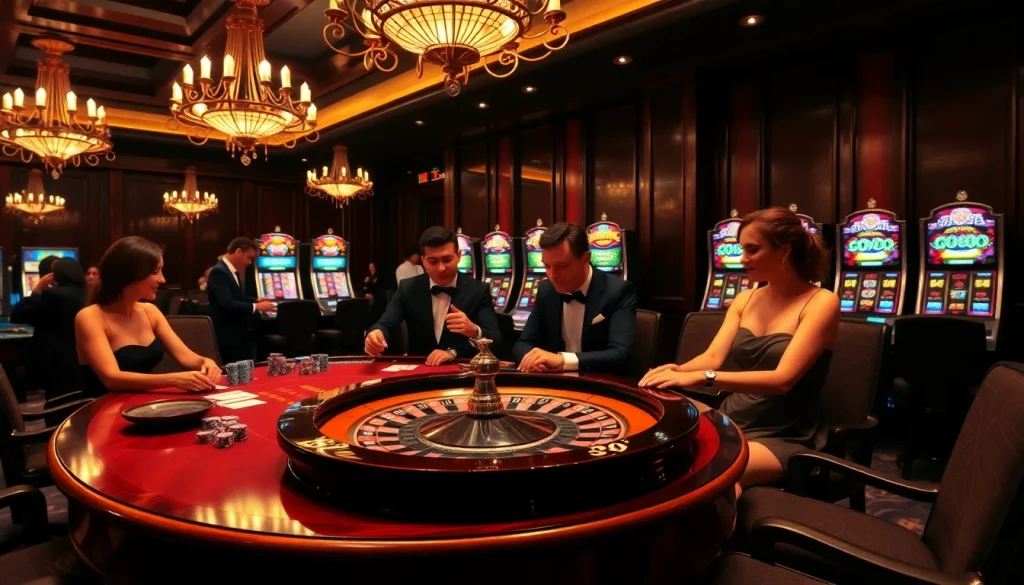 GO88 themed casino table with poker chips, cards, and an inviting atmosphere.