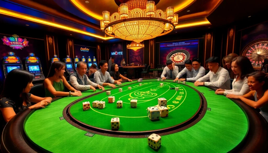 Experience thrilling Tài Xỉu MD5 gameplay at https://taixiumd5.world with excited players and vibrant casino ambiance.