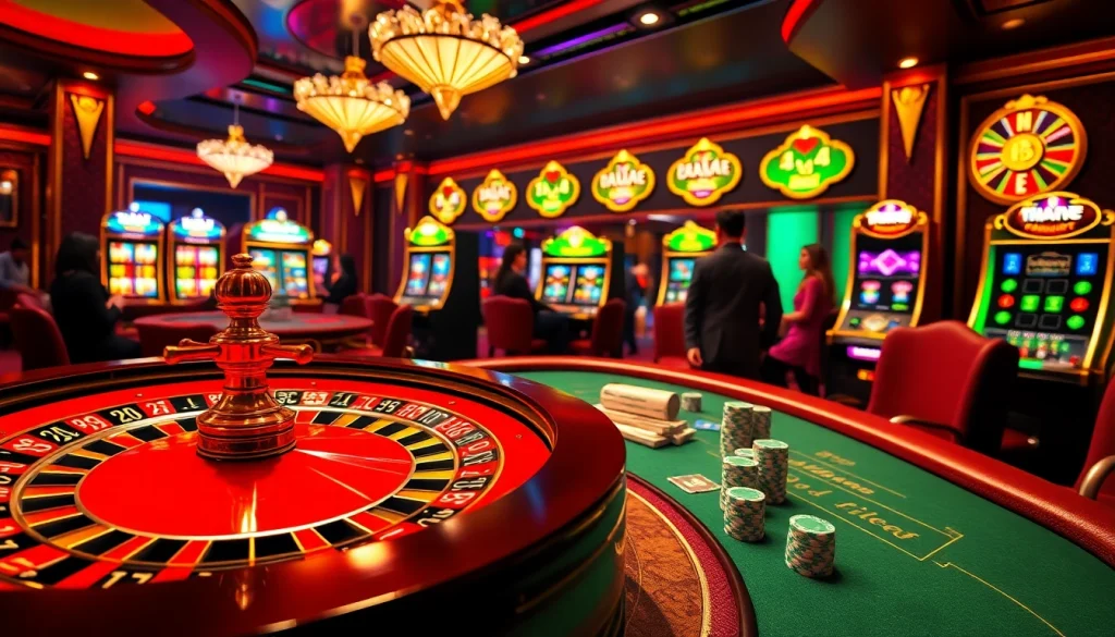 Experience thrilling gaming at https://thabet.vegas/ with vibrant casino tables and lively players.
