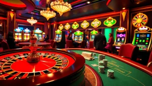 Experience thrilling gaming at https://thabet.vegas/ with vibrant casino tables and lively players.