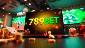 Experience the excitement of online gambling with 789BET, showcasing a vibrant digital interface.