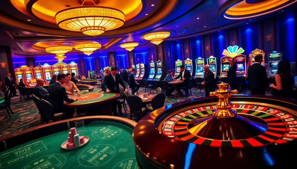 Experience the thrilling atmosphere of ok8386 with engaged players at a lively casino table.