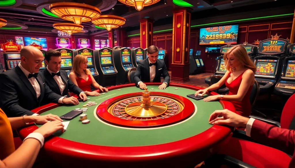 Experience the thrill of betting at https://23win8b.com/ with vibrant casino tables and expert dealers.
