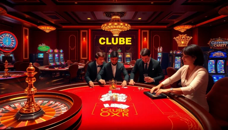 Experience the exclusivity of Clube VIP HHBET with luxurious casino gaming visuals.