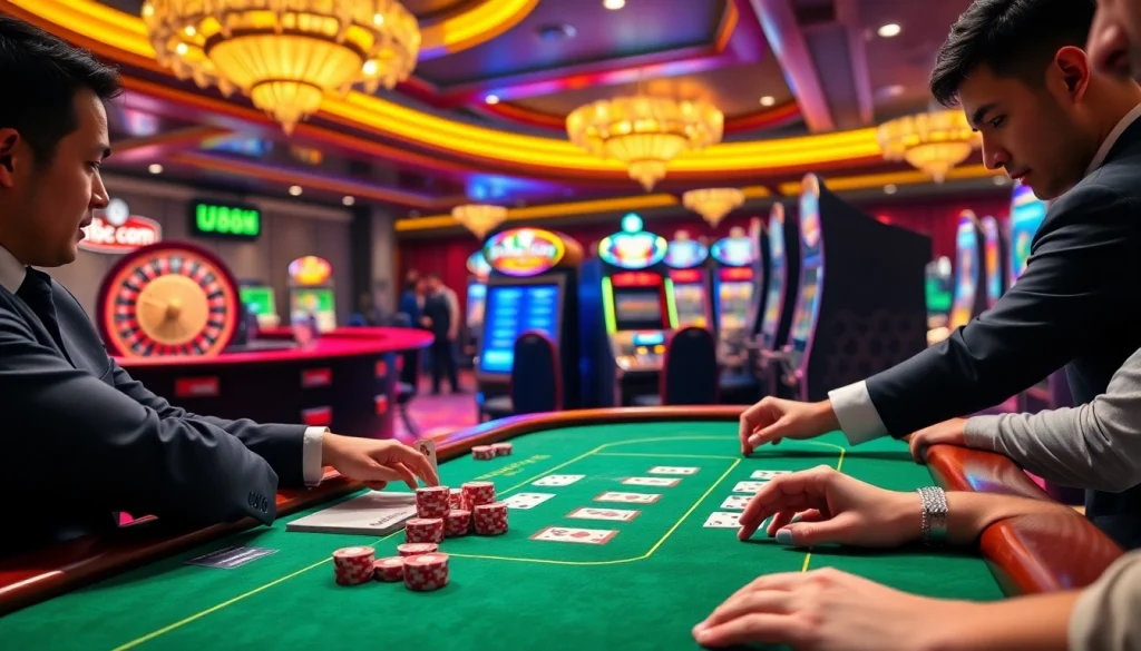 Experience the excitement of U888 com with dynamic poker action and luxurious casino elements.