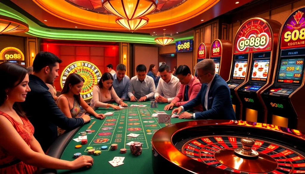 Experience the thrill of go 88 gaming with vibrant casino elements and active players.