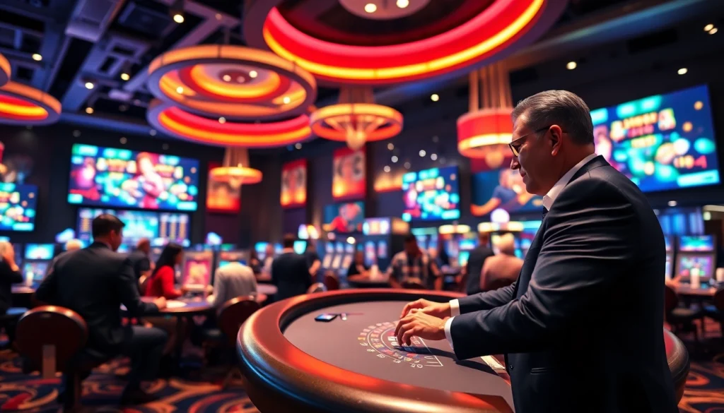 에볼루션 카지노에서 라이브 딜러와 함께하는 흥미로운 카지노 경험을 보여줍니다.