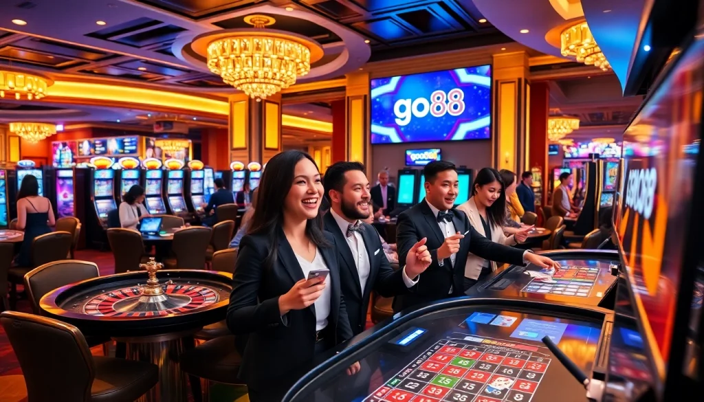 Experience excitement at go88 with vibrant casino gameplay filled with slots and poker.
