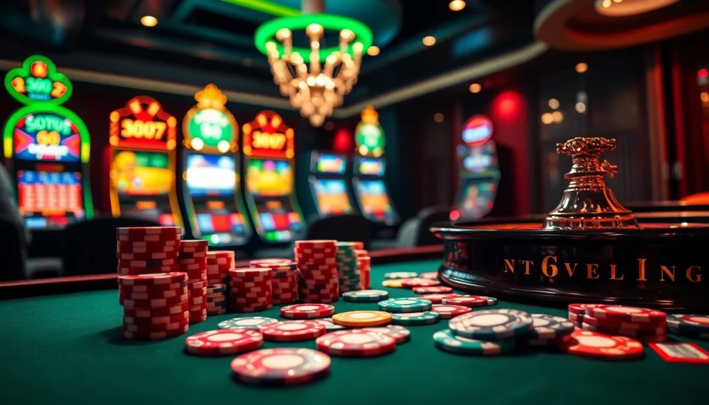 Experience thrilling casino action with 88xx com, featuring poker chips and slot machines.